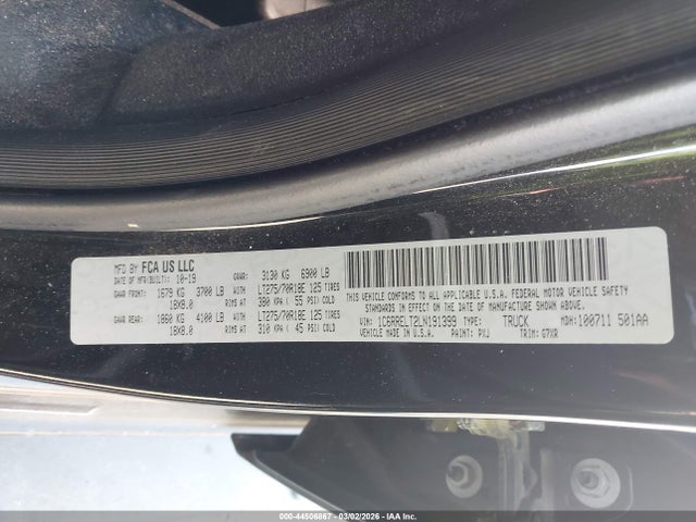 2020 RAM 1500 1C6RRELT2LN191399 Photo 8