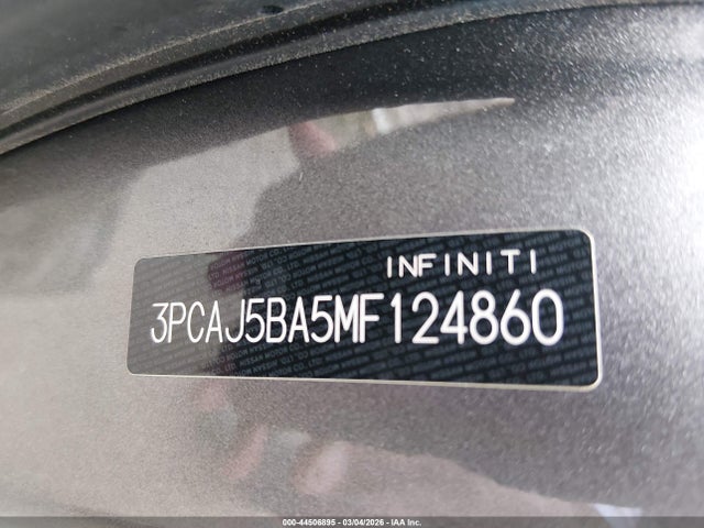 2021 INFINITI QX50 3PCAJ5BA5MF124860 Photo 8