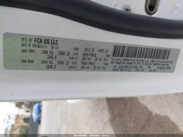 1C4NJPBA1HD116393 Jeep Patriot Sport Fwd