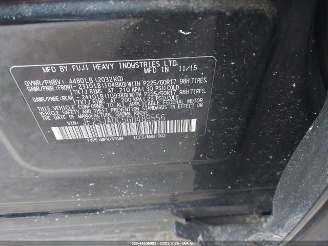 Subaru Forester 2.5i Premium 2016 JF2SJADC5GH489556 Image 9