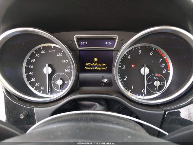 44507038 :رقم المزاد ، 4JGDA5HB6FA582136 vin ، 2015 Mercedes-benz Ml 350 4matic مزاد بيع