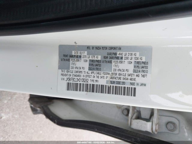 2017 MAZDA CX-5 JM3KFBCL0H0106282 Photo 8