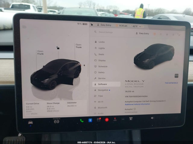 2022 TESLA MODEL Y 7SAYGDEE2NF414094 Photo 6