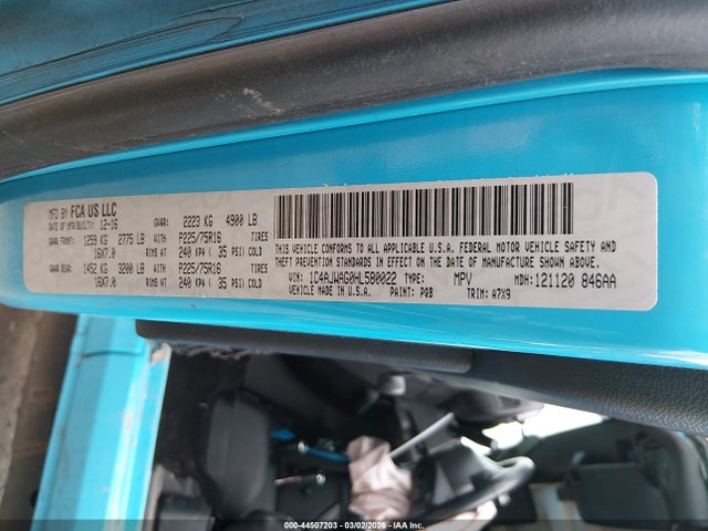 2017 JEEP WRANGLER 1C4AJWAG0HL580022 Photo 8