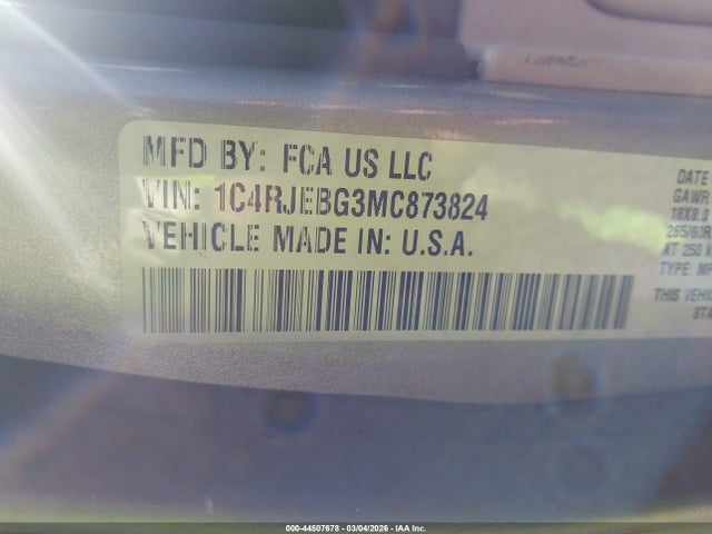 2021 JEEP GRAND CHEROKEE 1C4RJEBG3MC873824 Photo 8