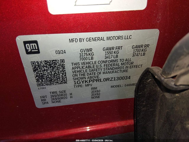 2024 CADILLAC LYRIQ 1GYKPPRL0RZ130034 Photo 8