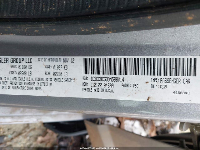 Продажа на аукционе авто 2013 Chrysler 200 Limited, vin: 1C3CCBCG3DN588014, номер лота: 44507825