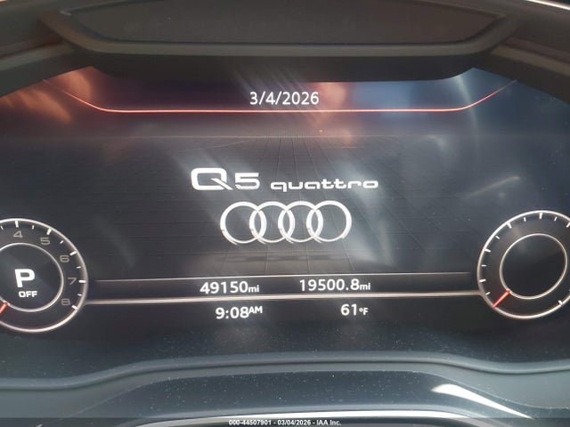 Aukcja sprzedaży 2018 Audi Q5 2.0t Premium/2.0t Tech Premium, vin: WA1BNAFY0J2033500, numer aukcji: 44507901