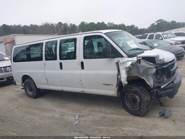 44507909 :رقم المزاد ، 1GAHG39R411237984 vin ، 2001 Chevrolet Express مزاد بيع