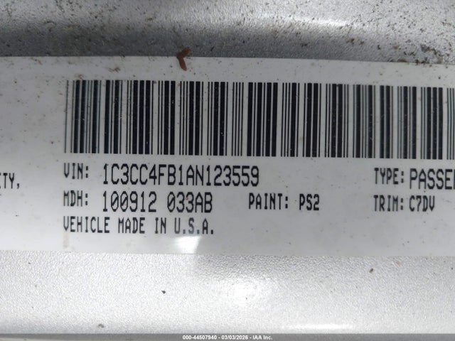 2010 CHRYSLER SEBRING 1C3CC4FB1AN123559 Photo 8