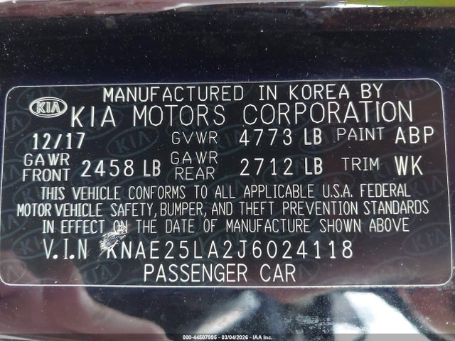 2018 KIA STINGER KNAE25LA2J6024118 Photo 8