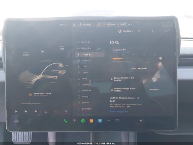 44508051 :رقم المزاد ، 5YJ3E1EB6RF807183 vin ، 2024 Tesla Model 3 Long Range Dual Motor All-wheel Drive مزاد بيع