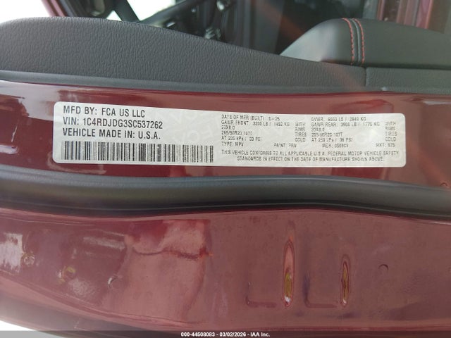 Dodge Durango Gt Awd 2025 1C4RDJDG3SC537262 Image 9