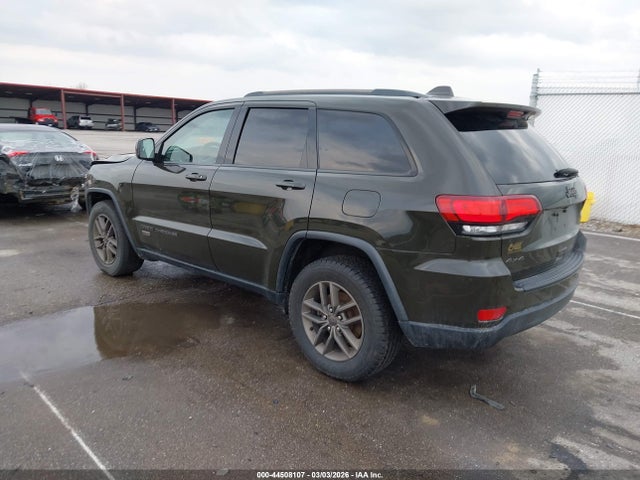 2016 Jeep Grand Cherokee 75th Anniversary მანქანა იყიდება აუქციონზე, vin: 1C4RJFAG4GC475954, აუქციონის ნომერი: 44508107