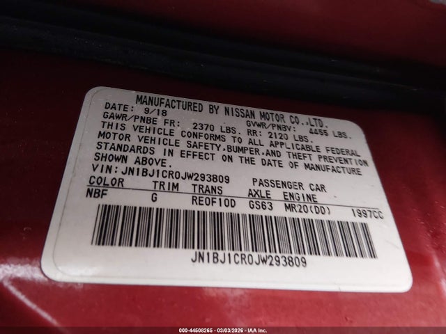 2018 NISSAN ROGUE SPORT JN1BJ1CR0JW293809 Photo 8