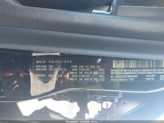 2021 JEEP RENEGADE ZACNJDBB7MPM25057 Photo 8