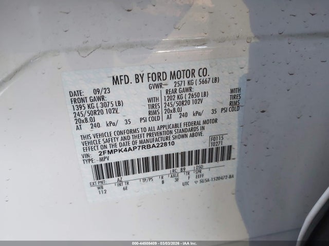 2024 FORD EDGE 2FMPK4AP7RBA22810 Photo 8