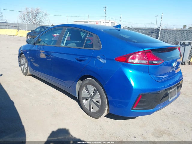 KMHC65LC5JU088838 Hyundai Ioniq Hybrid Blue
