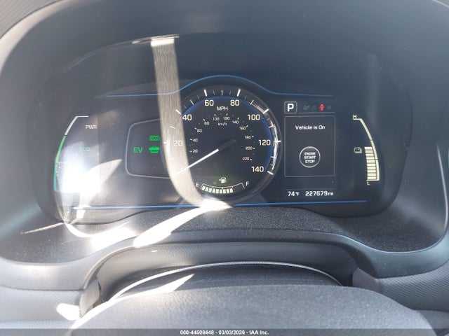 KMHC65LC5JU088838 Hyundai Ioniq Hybrid Blue