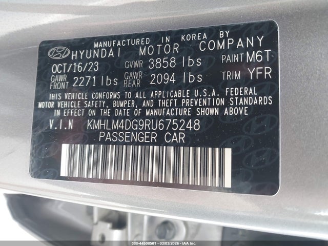 2024 HYUNDAI ELANTRA KMHLM4DG9RU675248 Photo 8