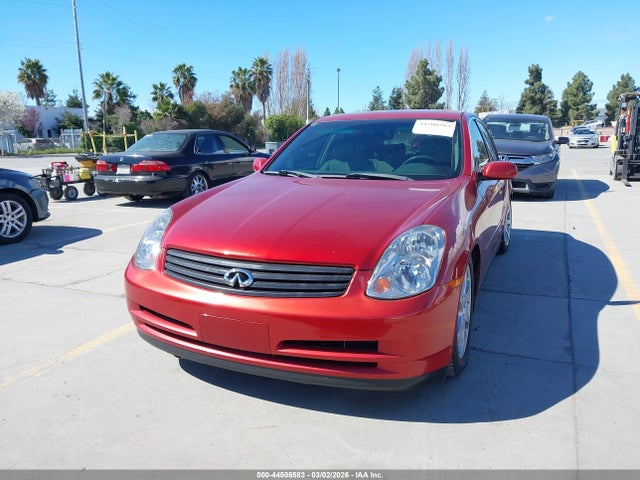 2003 Infiniti G35 Luxury Leather მანქანა იყიდება აუქციონზე, vin: JNKCV51E53M313627, აუქციონის ნომერი: 44508583