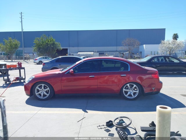 2003 Infiniti G35 Luxury Leather მანქანა იყიდება აუქციონზე, vin: JNKCV51E53M313627, აუქციონის ნომერი: 44508583
