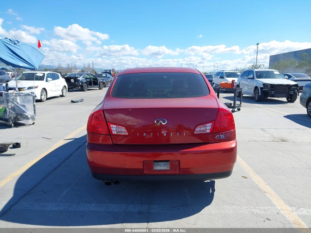 2003 Infiniti G35 Luxury Leather მანქანა იყიდება აუქციონზე, vin: JNKCV51E53M313627, აუქციონის ნომერი: 44508583