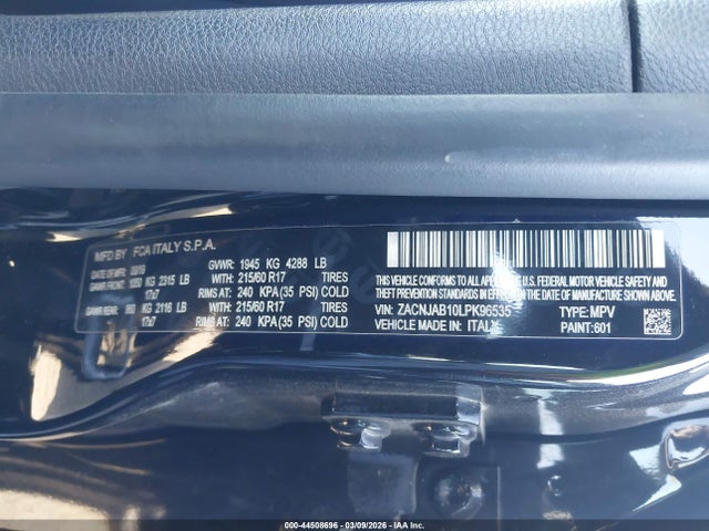 2020 JEEP RENEGADE ZACNJAB10LPK96535 Photo 8