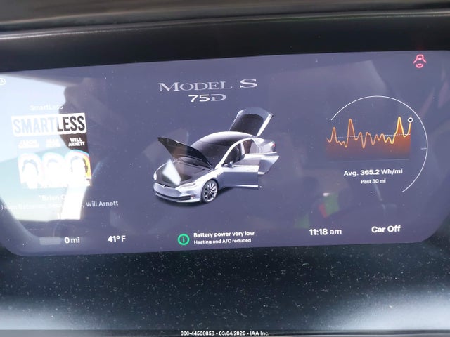 Aukcja sprzedaży 2018 Tesla Model S 100d/75d/p100d, vin: 5YJSA1E2XJF274024, numer aukcji: 44508858