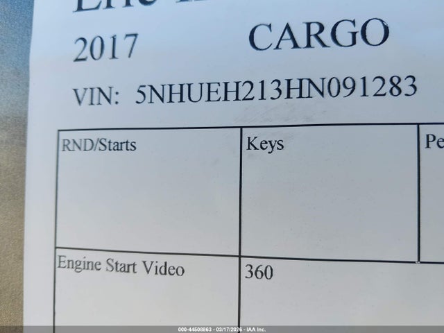 5NHUEH213HN091283 Cargo E Series