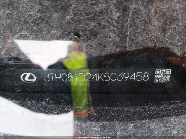 Продажа на аукционе авто 2019 Lexus Is 300, vin: JTHC81D24K5039458, номер лота: 44508948