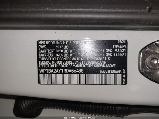 2024 PORSCHE CAYENNE COUPE WP1BA2AY1RDA56488 Photo 8