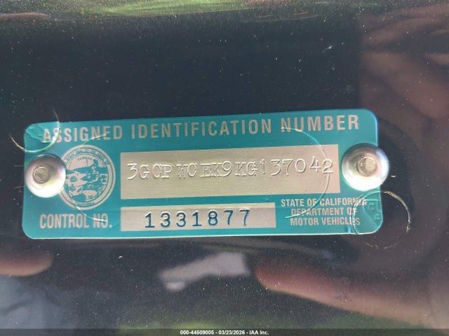 3GCPWCEK9KG137042 Chevrolet Silverado 1500 Lt