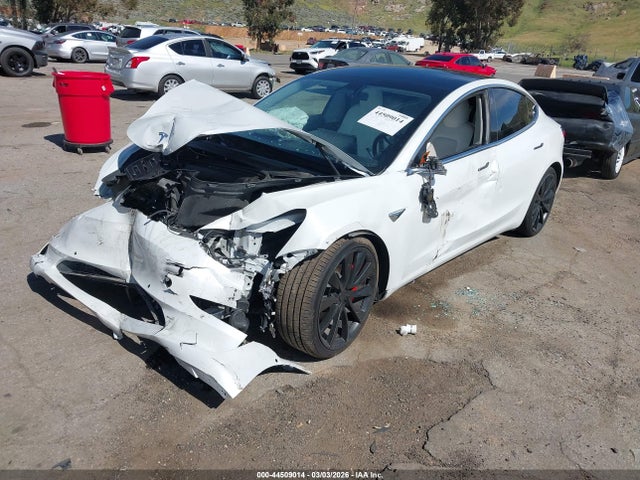 44509014 :رقم المزاد ، 5YJ3E1EB9KF514674 vin ، 2019 Tesla Model 3 Long Range/performance مزاد بيع