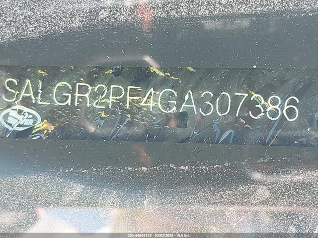 SALGR2PF4GA307386 Land Rover Range Rover 3.0l V6 Supercharged