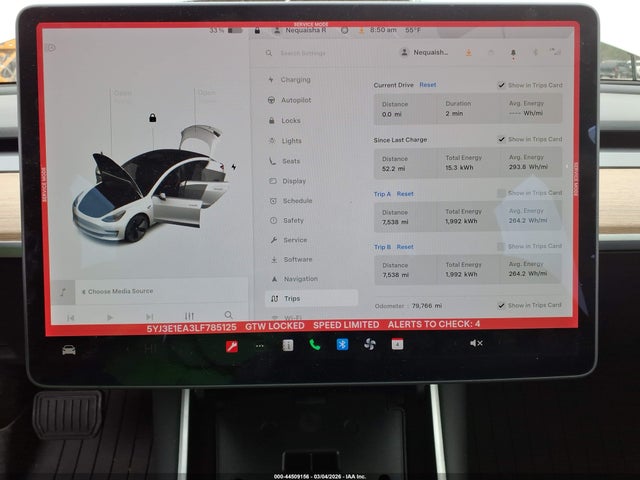 5YJ3E1EA3LF785125 Tesla Model 3 Standard Range Plus Rear-wheel Drive/standard Range Rear-wheel Drive