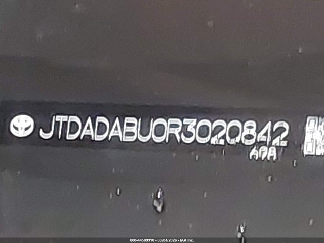 JTDADABU0R3020842 Toyota Prius Xle Awd-e