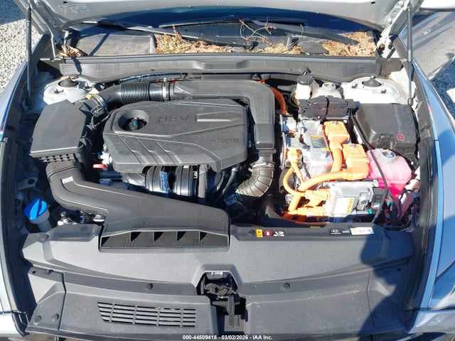 KMHL24JJ4PA080358 Hyundai Sonata Hybrid Blue