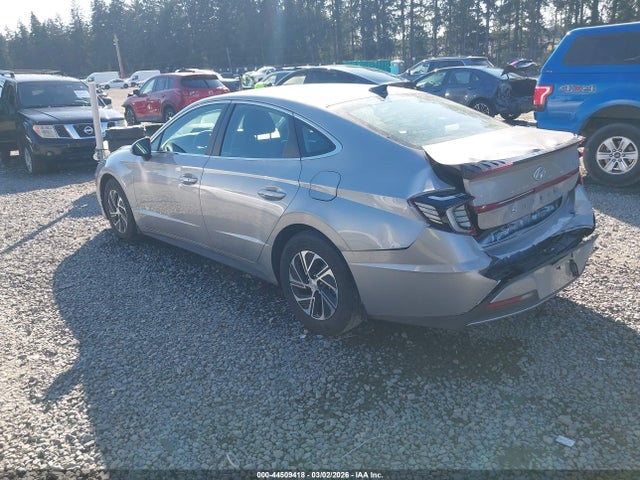 KMHL24JJ4PA080358 Hyundai Sonata Hybrid Blue