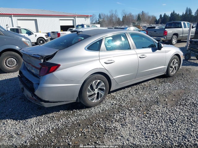 KMHL24JJ4PA080358 Hyundai Sonata Hybrid Blue