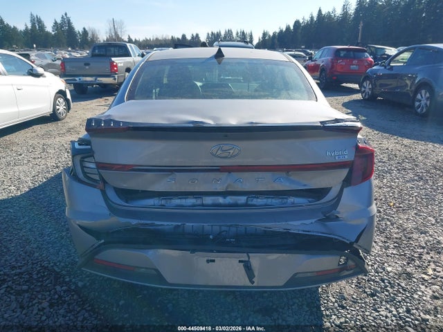 KMHL24JJ4PA080358 Hyundai Sonata Hybrid Blue