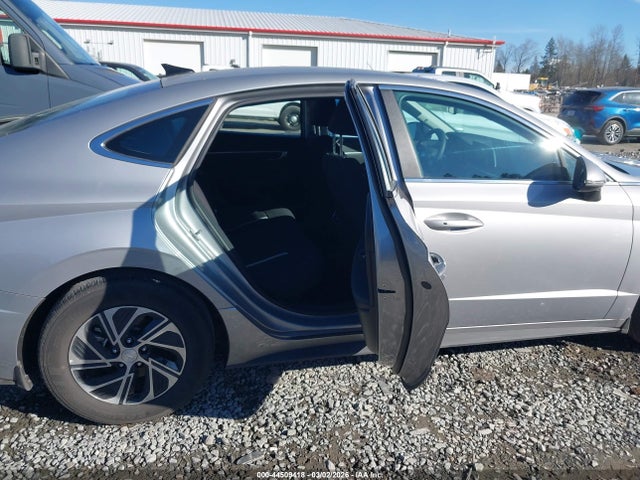 KMHL24JJ4PA080358 Hyundai Sonata Hybrid Blue
