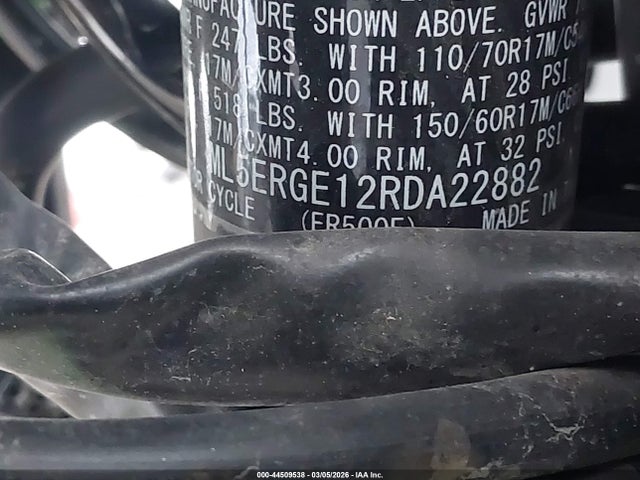 ML5ERGE12RDA22882 Kawasaki Er500