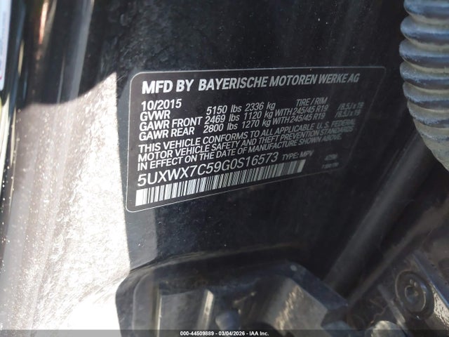 5UXWX7C59G0S16573 BMW X3 Xdrive35i