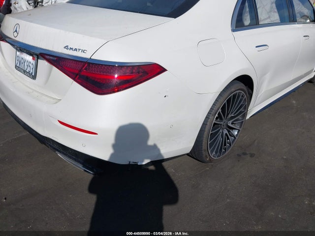 Aukcja sprzedaży 2022 Mercedes-benz S 500 4matic, vin: W1K6G6DBXNA076479, numer aukcji: 44509990
