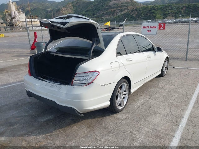 Aukcja sprzedaży 2012 Mercedes-benz C 250 Sport, vin: WDDGF4HB6CR236524, numer aukcji: 44509999