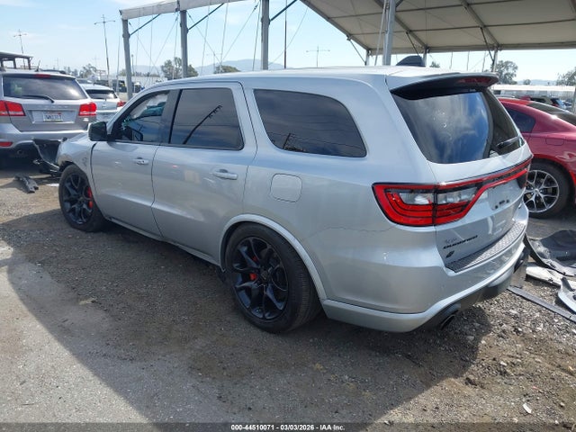 2025 Dodge Durango Srt Hellcat Silver Bullet Awd მანქანა იყიდება აუქციონზე, vin: 1C4SDJH9XSC502599, აუქციონის ნომერი: 44510071