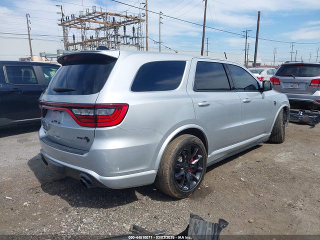2025 Dodge Durango Srt Hellcat Silver Bullet Awd მანქანა იყიდება აუქციონზე, vin: 1C4SDJH9XSC502599, აუქციონის ნომერი: 44510071