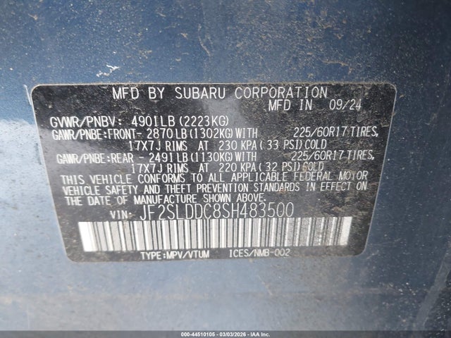 Subaru Forester Premium 2025 JF2SLDDC8SH483500 Image 9