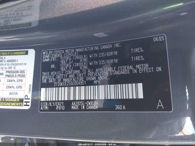 Продажа на аукционе авто 2025 Lexus Nx 350h Premium, vin: 2T2GKCEZ5SC054951, номер лота: 44510117